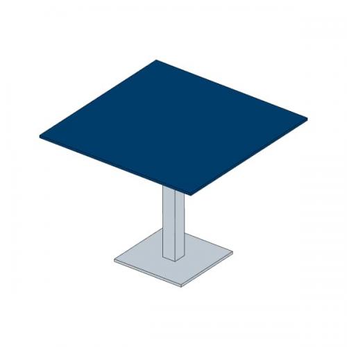 Mesa Rectangular Fenólica 1237 Azul